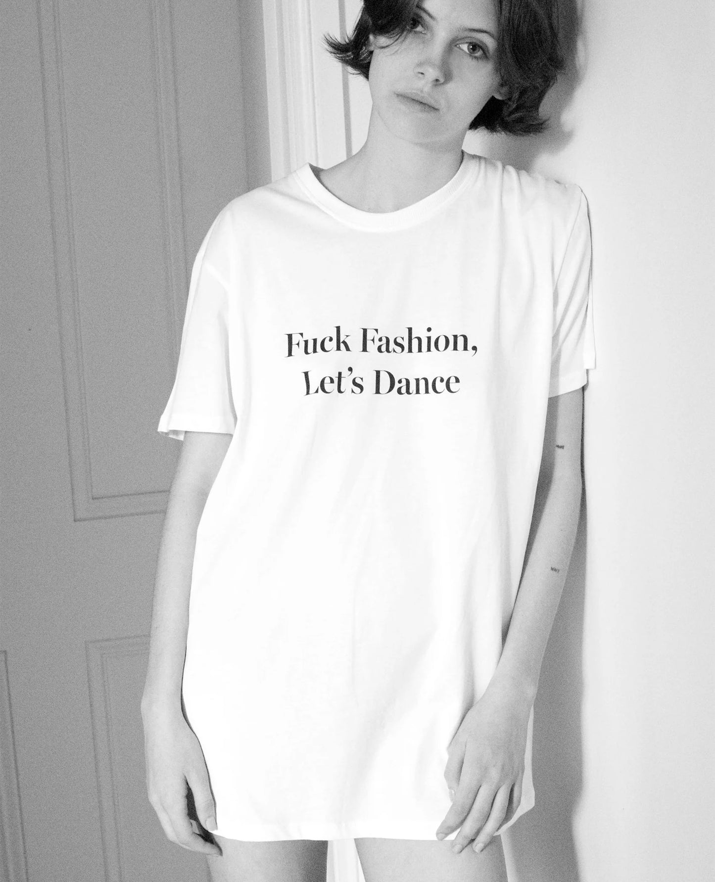 RUSSH x Nobody Denim 'Fuck Fashion, Let's Dance' Tee