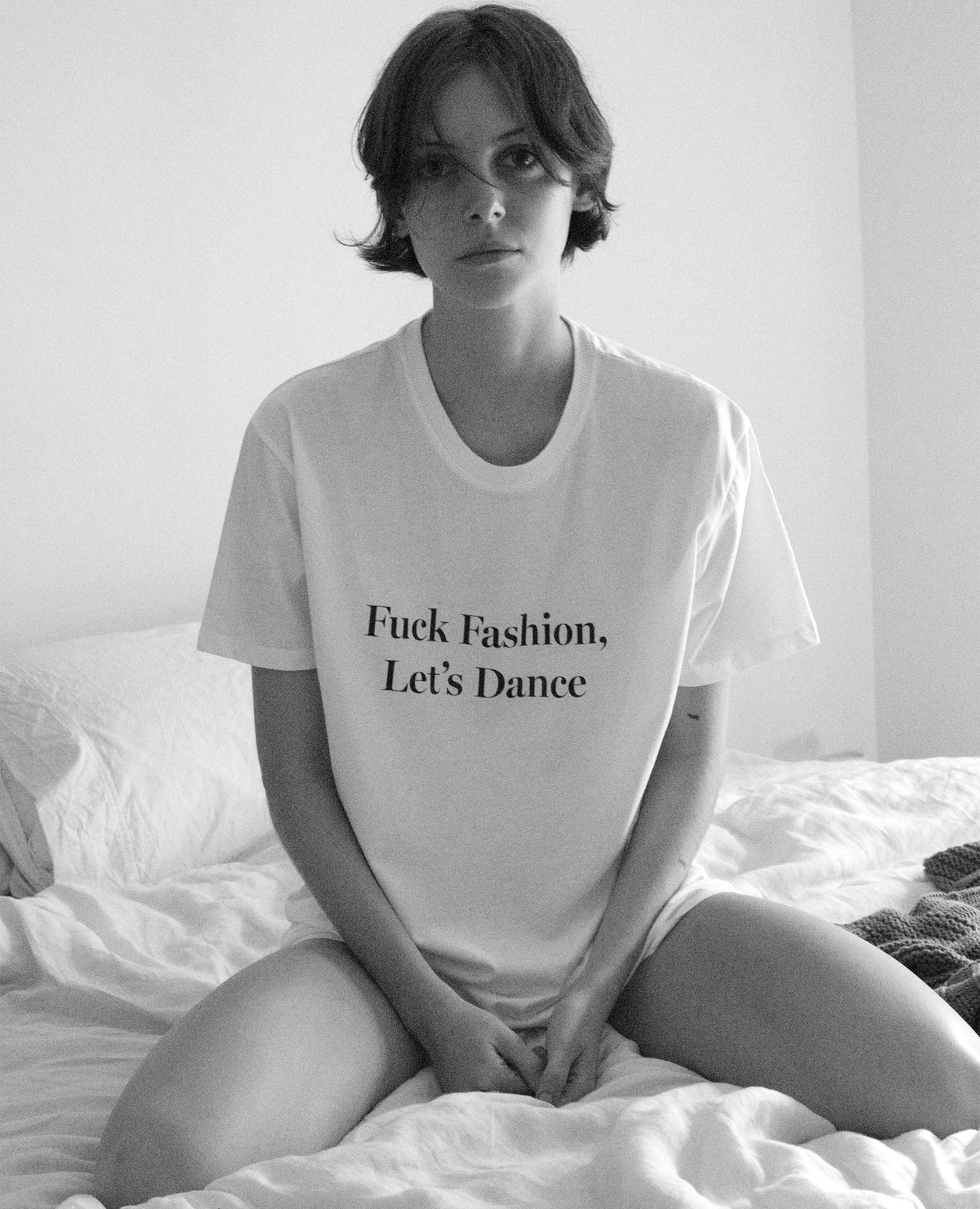 RUSSH x Nobody Denim 'Fuck Fashion, Let's Dance' Tee