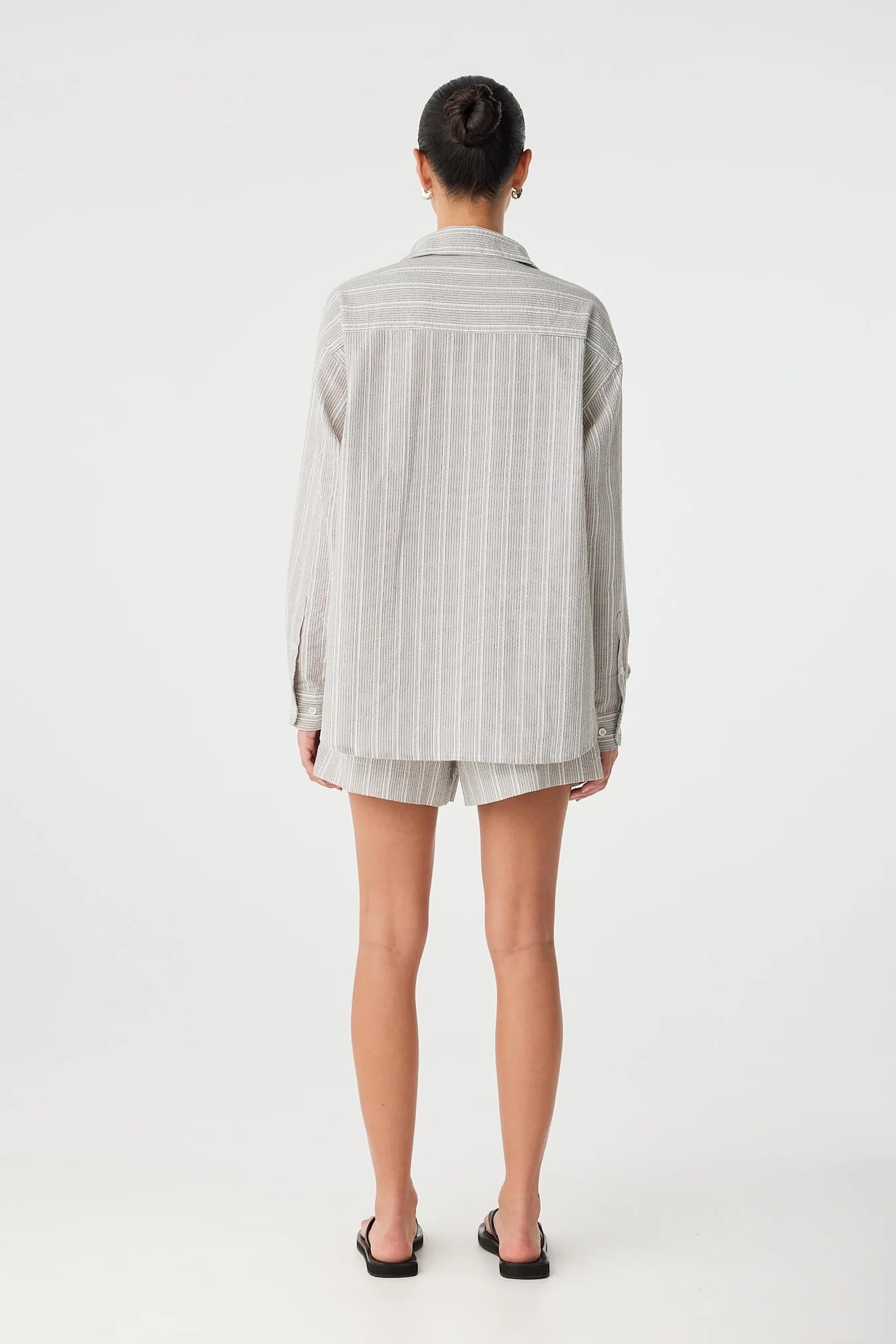 ARCAA. Ines Shirt - Clay Stripe