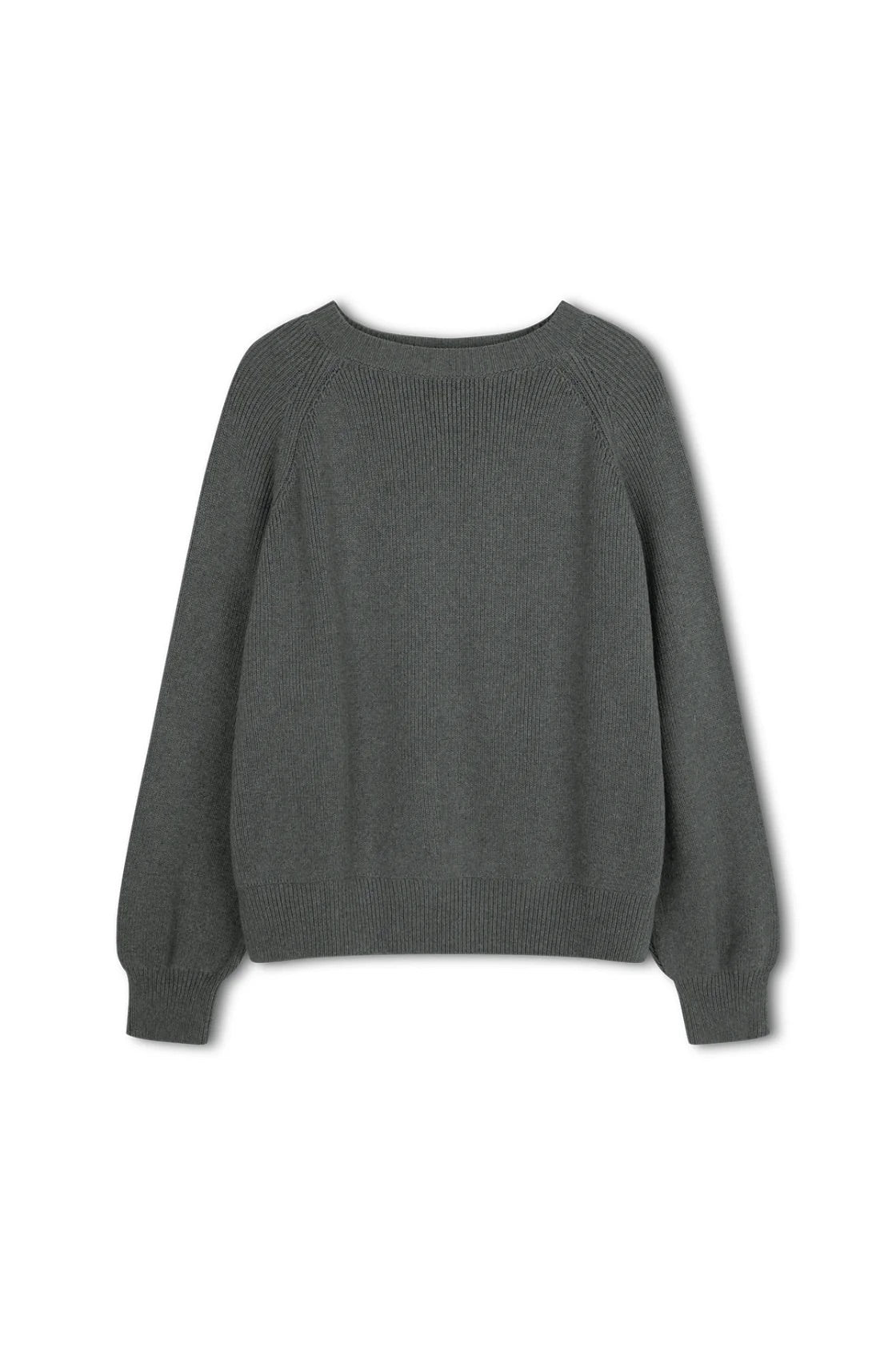 ARCAA. Emery Sweater - Dark Grey Marle