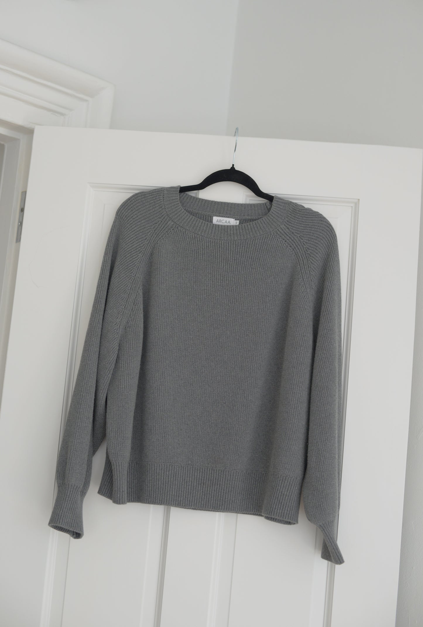 ARCAA. Emery Sweater - Dark Grey Marle