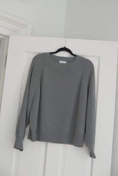 ARCAA. Emery Sweater - Dark Grey Marle