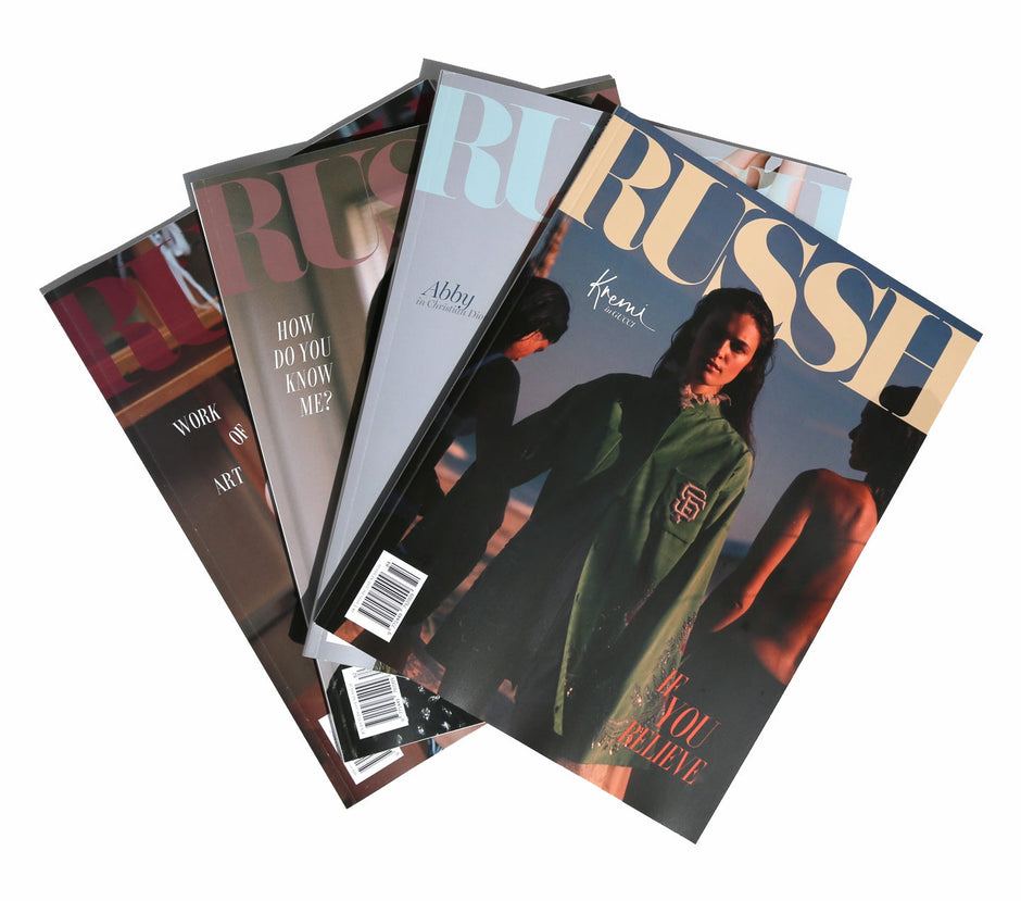 Shop 'RUSSH' Back Issues, Subscriptions and Merch – RUSSH Magazine