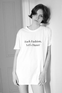 RUSSH x Nathan Smith Fuck Fashion, Let's Dance tee